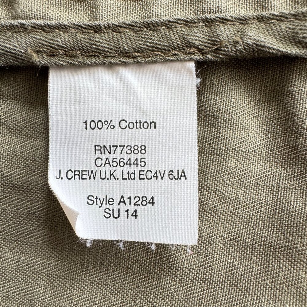 🎉😀CLEARANCE SALE!!😀🎉J. CREW Military Style Utility Cargo Vest - Picture 6 of 9